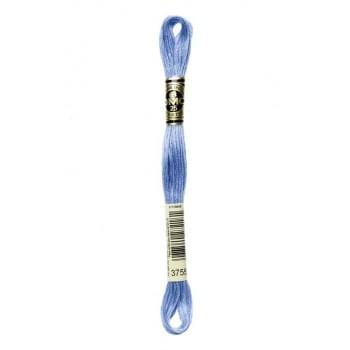 Hilo Bordar Mouliné Special DMC Tonos Azules a turquesas DMC 3755 CENTROARTESANO