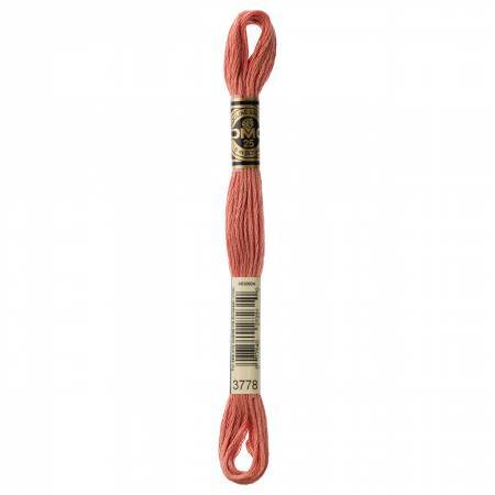 Hilo Bordar Mouliné Special DMC Tonos beige a tierra DMC 3778 CENTROARTESANO