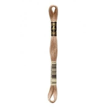 Hilo Bordar Mouliné Special DMC Tonos beige a tierra DMC 3864 CENTROARTESANO