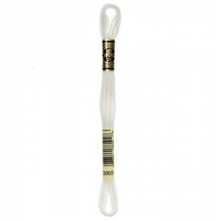 Hilo Bordar Mouliné Special DMC Tonos blanco a Negro DMC 3865 CENTROARTESANO