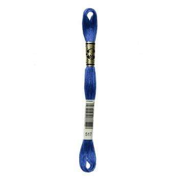 Hilo Bordar Mouliné Special DMC Tonos Azules a turquesas DMC 517 CENTROARTESANO
