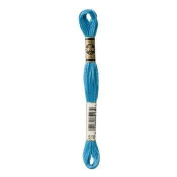 Hilo Bordar Mouliné Special DMC Tonos Azules a turquesas DMC 518 CENTROARTESANO