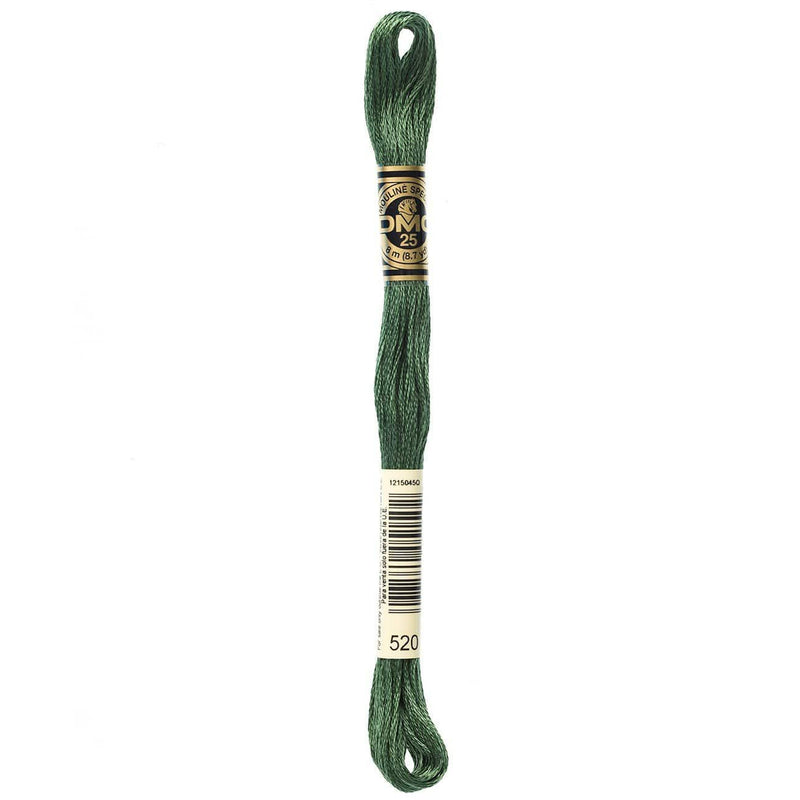 Hilo Bordar Mouliné Special DMC Tonos Verdes