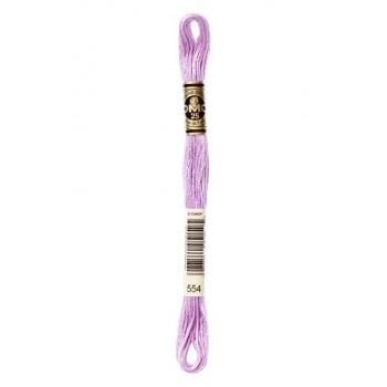 Hilo Bordar Mouliné Special DMC Tonos Lila a Violeta DMC 554 CENTROARTESANO
