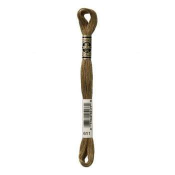 Mouliné Special DMC Embroidery Thread Green to Brown Tones