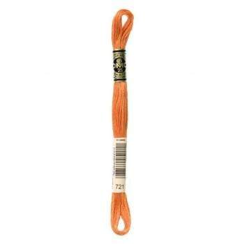 Hilo Bordar Mouliné Special DMC Tonos Naranja DMC 721 CENTROARTESANO