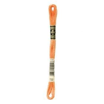 Hilo Bordar Mouliné Special DMC Tonos Naranja DMC 722 CENTROARTESANO