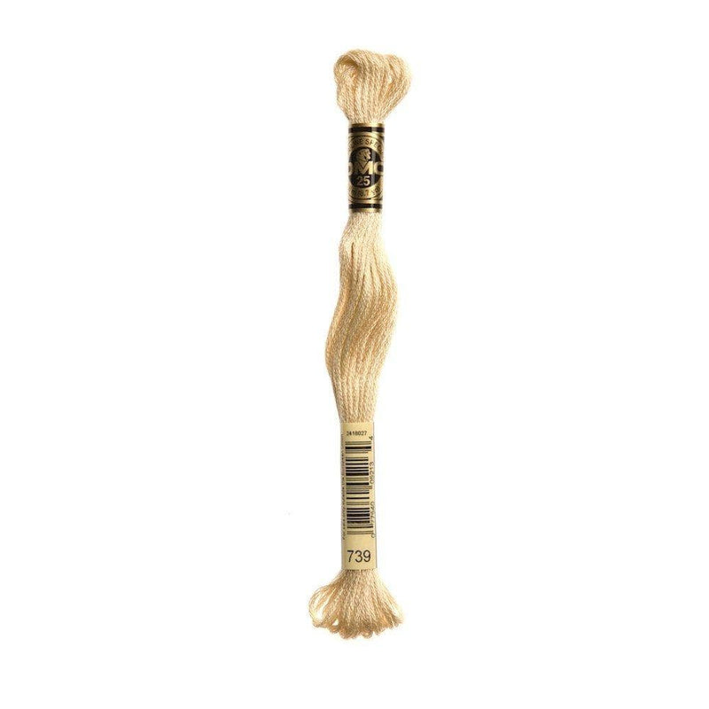 Hilo Bordar Mouliné Special DMC Tonos beige a tierra DMC 739 CENTROARTESANO