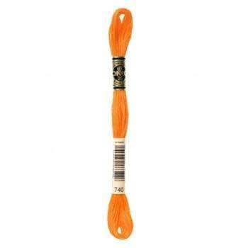 Hilo Bordar Mouliné Special DMC Tonos Naranja DMC 740 CENTROARTESANO