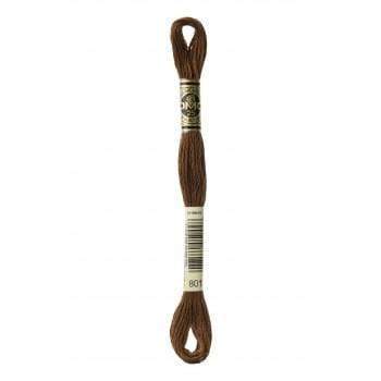 Hilo Bordar Mouliné Special DMC Tonos beige a tierra DMC 801 CENTROARTESANO