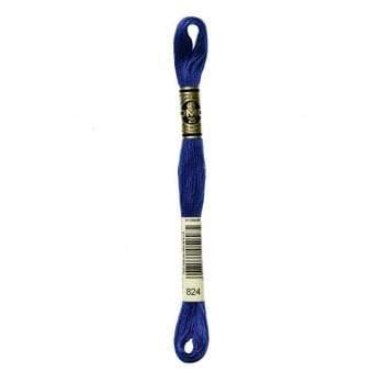 Hilo Bordar Mouliné Special DMC Tonos Azules a turquesas DMC 824 CENTROARTESANO