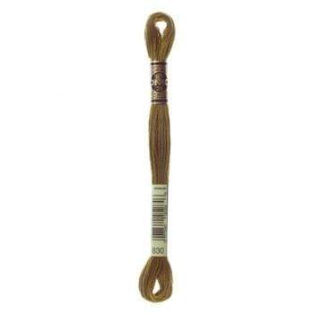 Mouliné Special DMC Embroidery Thread Green to Brown Tones