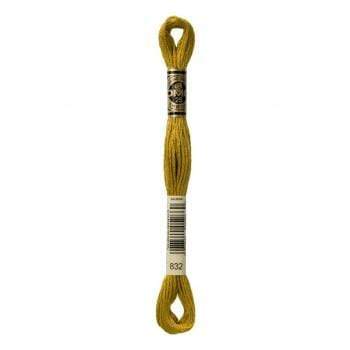 Mouliné Special DMC Embroidery Thread Green to Brown Tones