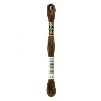 Hilo Bordar Mouliné Special DMC Tonos beige a tierra DMC 898 CENTROARTESANO