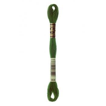 Hilo Bordar Mouliné Special DMC Tonos Verdes