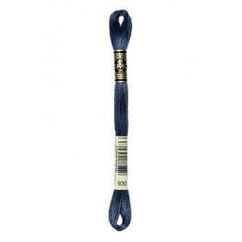 Hilo Bordar Mouliné Special DMC Tonos Azules a turquesas DMC 930 CENTROARTESANO
