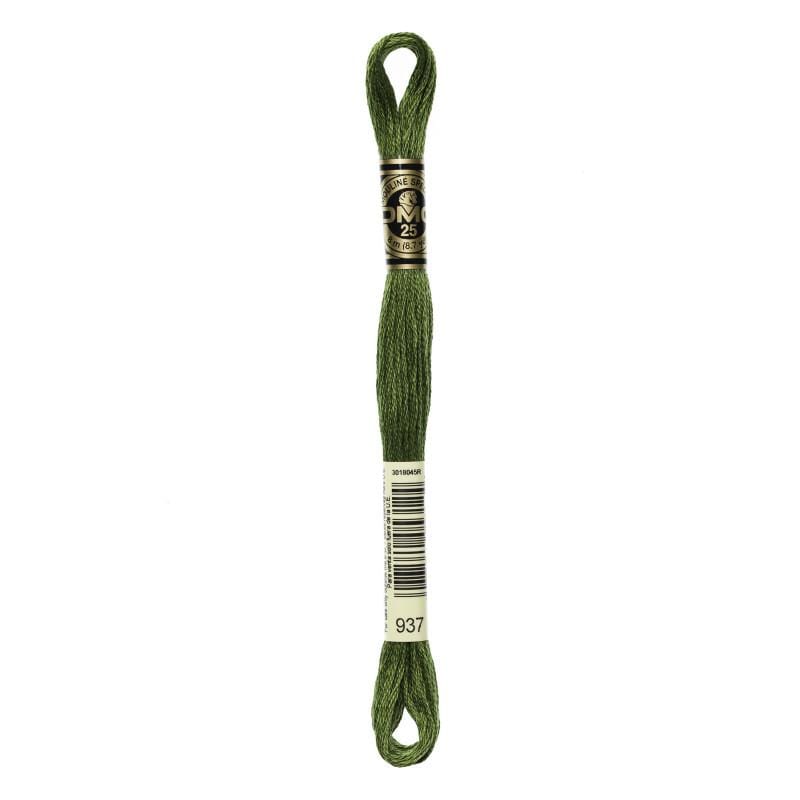 Hilo Bordar Mouliné Special DMC Tonos Verdes