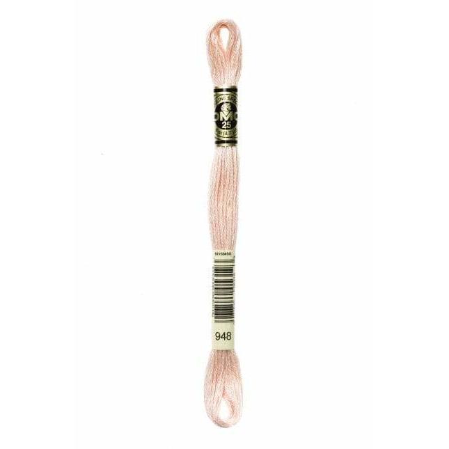 Hilo Bordar Mouliné Special DMC Tonos beige a tierra DMC 948 CENTROARTESANO