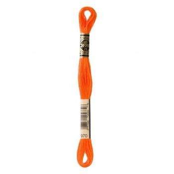 Hilo Bordar Mouliné Special DMC Tonos Naranja DMC 970 CENTROARTESANO