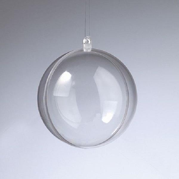 Bola metacrilato cristal 080mm dos partes 2240208 EFCO CENTROARTESANO