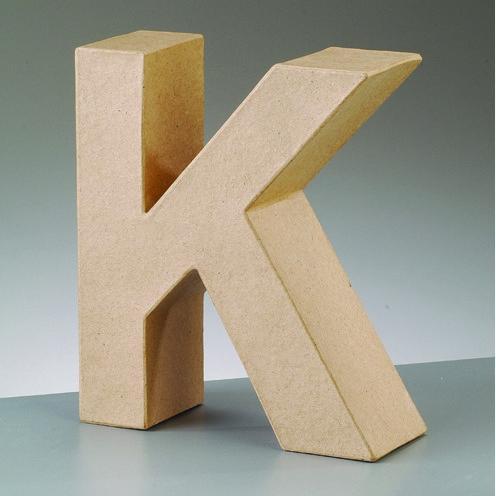 Letra 17.5x5.5cm K EFCO CENTROARTESANO