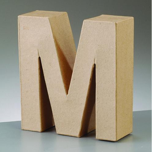 Letra 17.5x5.5cm M EFCO CENTROARTESANO