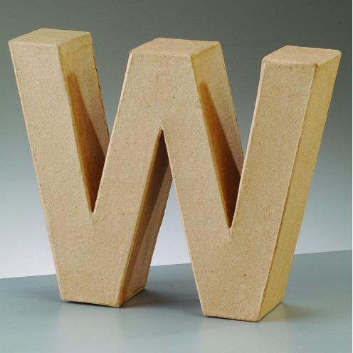 Letra 17.5x5.5cm W EFCO CENTROARTESANO