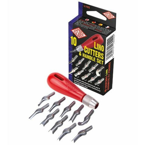 Essdee Juego 10 cuchilla y mando para linoleo L105 ESSDEE CENTROARTESANO