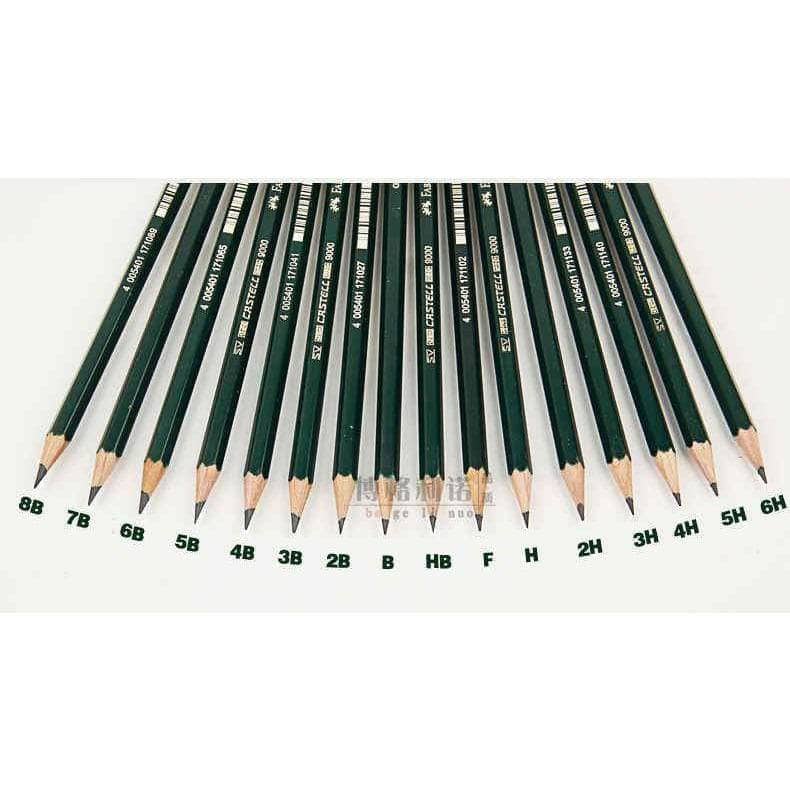Faber Castell Lapiz dibujo grafito 9000 5B FABER CASTELL CENTROARTESANO