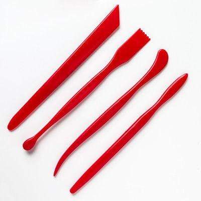 Fimo Juego 4 palillos plastico modelar fimo