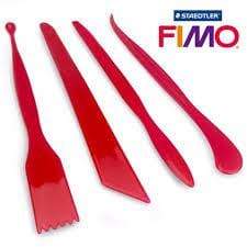 Fimo Juego 4 palillos plastico modelar fimo