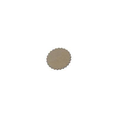 Fitaller placas DM redondas festoneadas FITALLER 10cm CENTROARTESANO