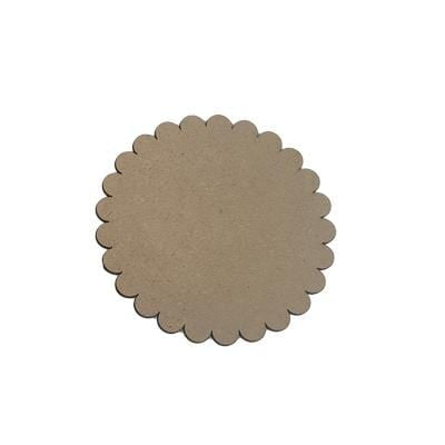 Fitaller placas DM redondas festoneadas FITALLER 12cm CENTROARTESANO