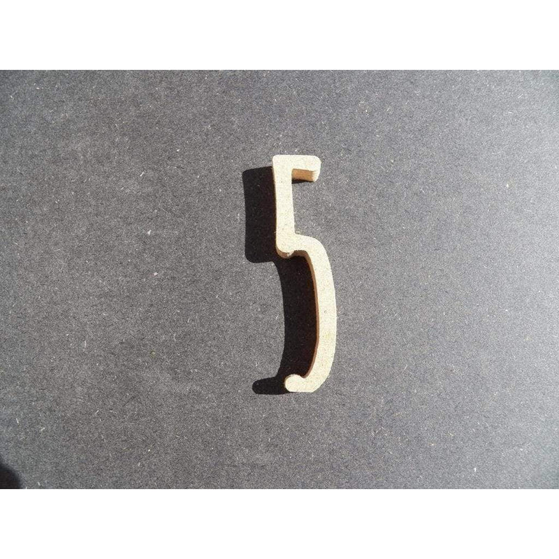 Fitaller numero manuscrita DM 7cm 5 FITALLER CENTROARTESANO