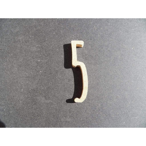 Fitaller numero manuscrita DM 7cm 5 FITALLER CENTROARTESANO