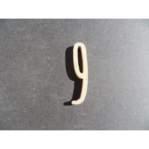 Fitaller numero manuscrita DM 7cm 9 FITALLER CENTROARTESANO