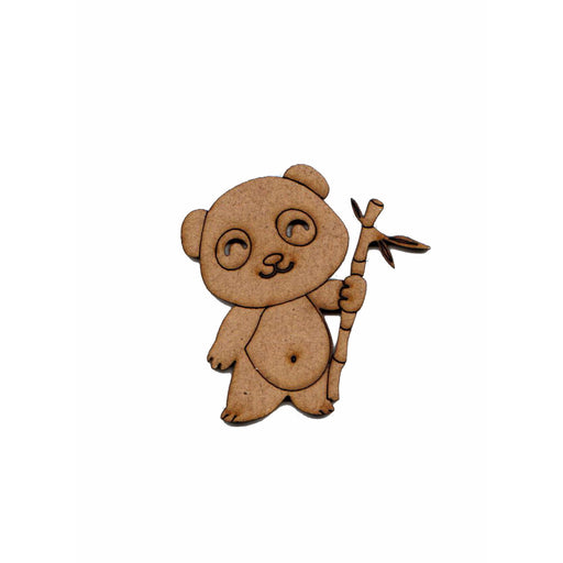 Silueta DM 12041 Oso panda 4,3x4,5cm FITALLER CENTROARTESANO