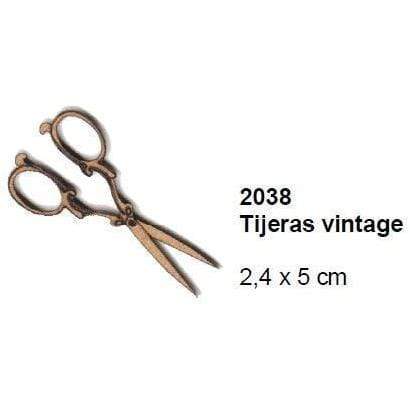 Silueta DM 2038 Tijeras Vintaje 2.4x5cm FITALLER CENTROARTESANO