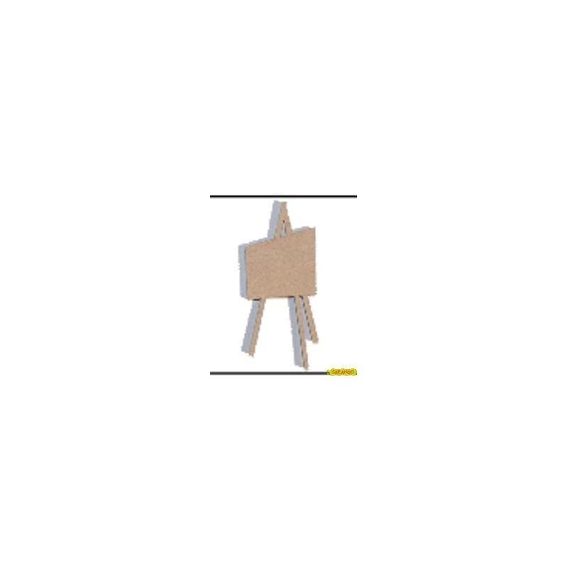 Silueta DM 4058 Caballete pintor 2,1x5cm FITALLER CENTROARTESANO