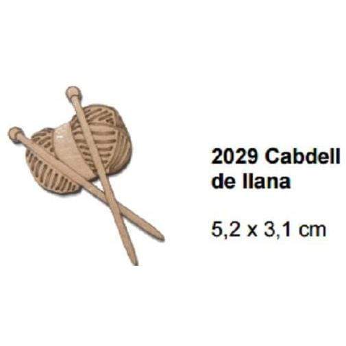 Silueta dm ovillo lana agujas 2029 FITALLER CENTROARTESANO