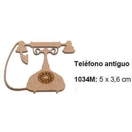Silueta dm Telefono antiguo 1034m FITALLER CENTROARTESANO