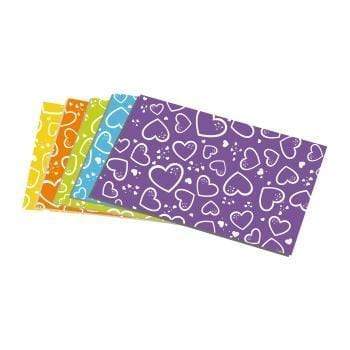 Goma eva 2mm 45x60cm corazones naranja GOMA EVA CENTROARTESANO
