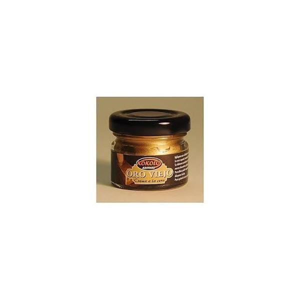 Kokolo pintura dedo crema a la cera 25cc oro viejo KOKOLO CENTROARTESANO
