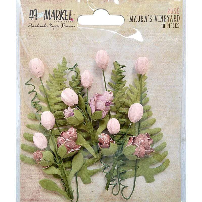 Flores de papel hechas a mano Mauras Vineyard Rose LITTLE BIRDIE CENTROARTESANO