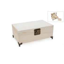Boîte à bijoux en bois LG 25x15x9,5 64173