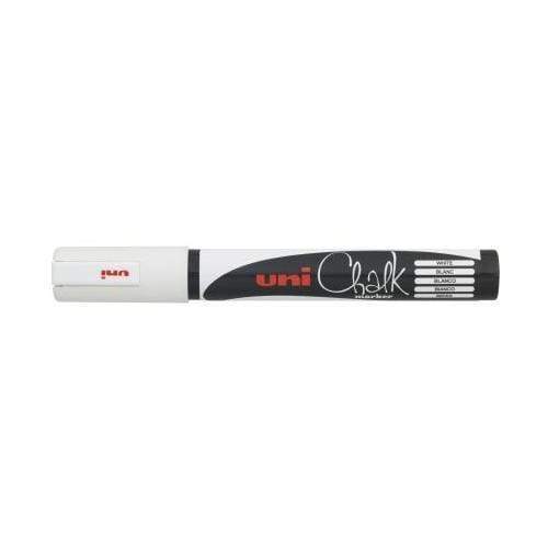 Rotulador uni chalk 5M blanco MITSUBISHI CENTROARTESANO