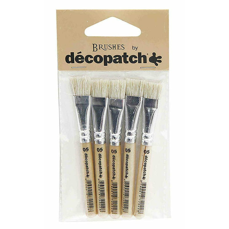 Decopatch kit 5ud Pincel pequeño PACKPC05O N/A CENTROARTESANO