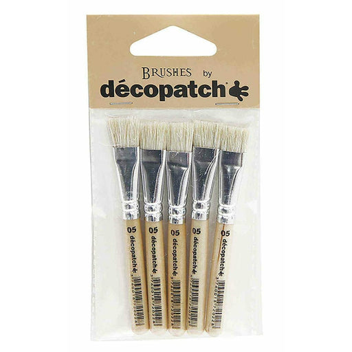 Decopatch kit 5ud Pincel pequeño PACKPC05O N/A CENTROARTESANO