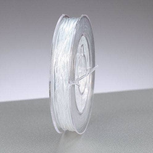 Hilo de silicona 0,8mm 10m transparente N/A CENTROARTESANO