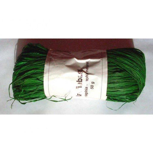 Rafia natural 50gr verde N/A CENTROARTESANO